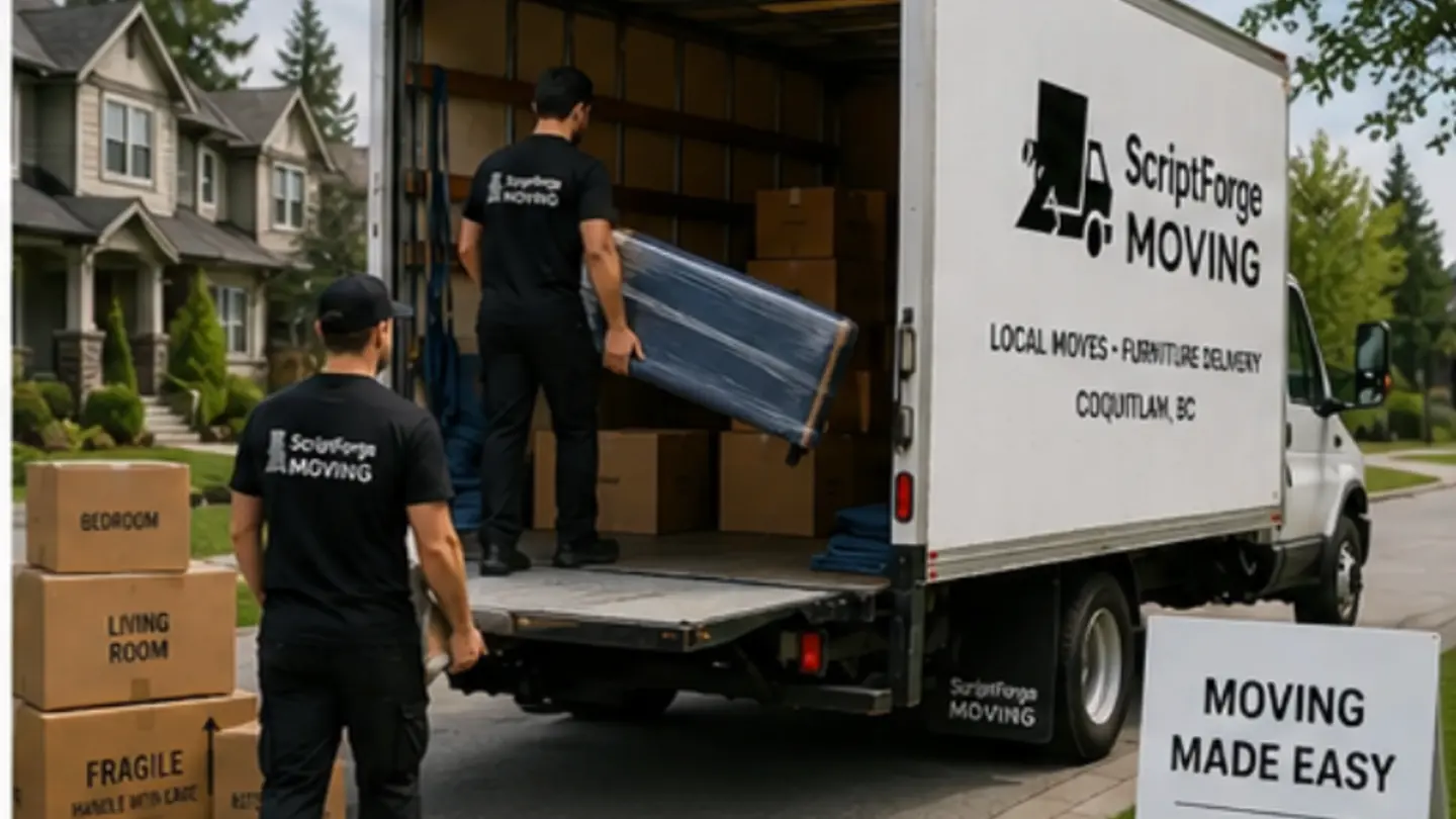 ScriptForge Moving serving Port Moody, BC — Moody Centre, Heritage Mountain, Heritage Woods, and Inlet Centre